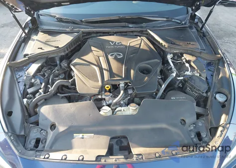 2022 Infiniti Q50 Red Sport 400 z USA, uszkodzony, nr VIN JN1FV7DP5NM370178